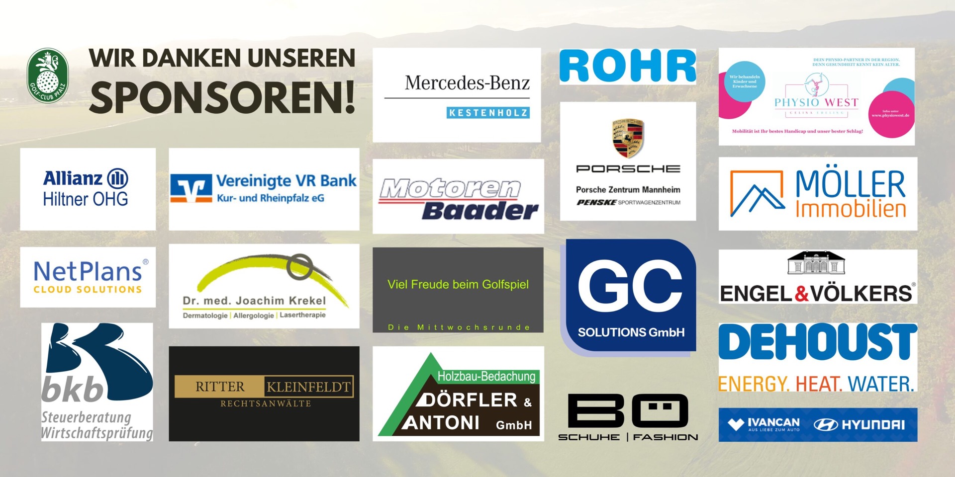 Sponsoren-Übersicht